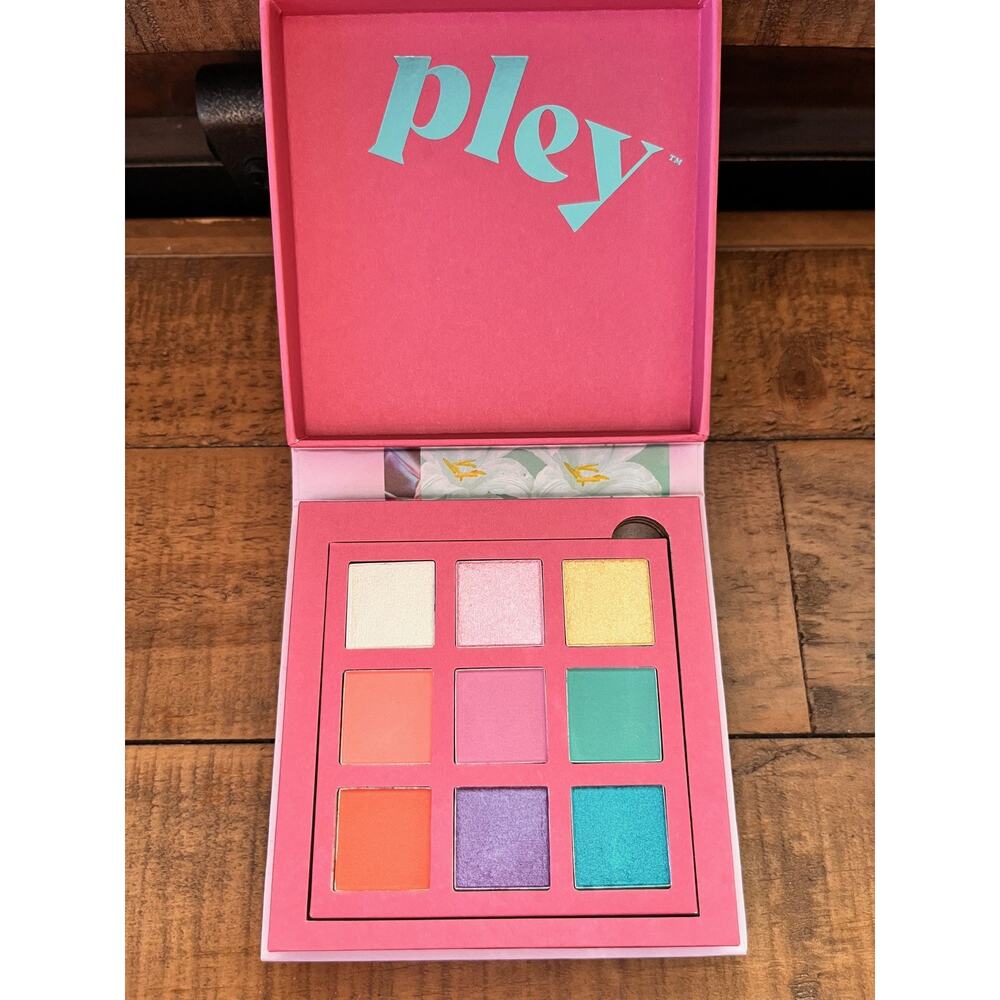 Pley Beauty Pleyer Palette Eyeshadow 9 Color Vegan Cruelty Free Made in USA New